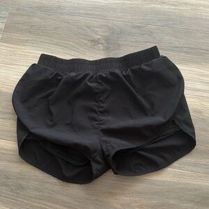 Black shorts from Shein with inner shorts.